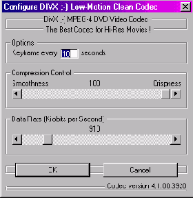Настройки кодека DivX ;-)